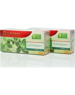 Травяной чай Peppermint в пакетиках 1 5 г 20 шт Милфорд