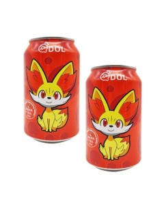Напиток газированный со вкусом личи Pokemon 2 шт по 330 мл Qdol
