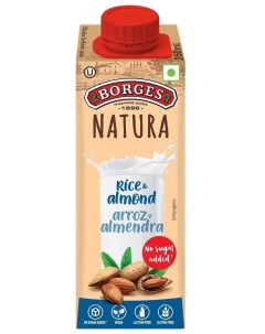 Напиток растительный Natura Rice and Almond миндаль и рис 250 мл Borges