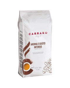 Кофе в зернах Aroma Gusto Intenso 1 кг Carraro