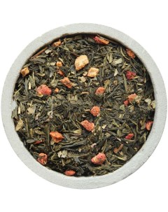 Ароматизированный зеленый чай Земляника со сливками 200 г Con tea