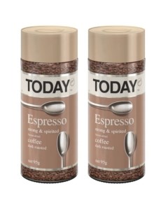 Кофе Espresso сублимированный 95 г х 2 шт Today