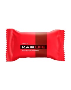 Конфета Шоколадно фруктовая вишнёвый Трюфель Raw Life 18 Г R.a.w. life