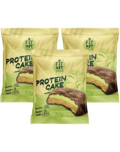 Печенье Protein Cake 3 70 г 3 шт фисташковый крем Fit kit