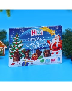 Шоколад молочный Рождественские фигурки 100 г Hibbi