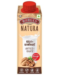 Напиток растительный Natura Rice and Walnut грецкий орех и рис 250 мл Borges