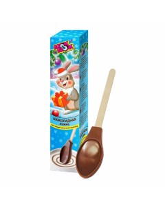 Шоколад фигурный Ложка молочный 25 г Капля радуги