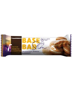 Протеиновый батончик Base Bar Slim 40 г с L карнитином бисквитное печенье 10 шт Basebar