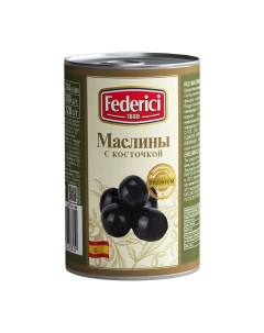 Маслины с косточкой 300 г Federici