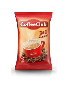 Кофе растворимый Coffee Club 3в1 classic 18 г Smart coffee club