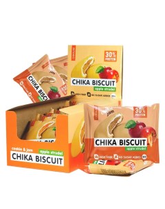 Печенье Chika Biscuit 9 50 г 9 шт яблочный штрудель Chikalab