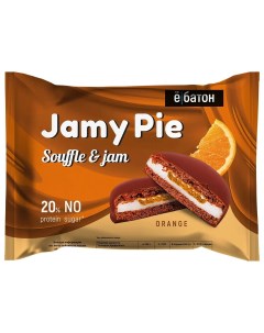 Протеиновое печенье Jamy pie с белковым маршмеллоу и апельсиновым джемом 60г 9шт Ё батон