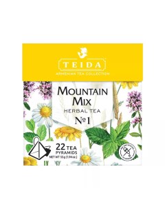 Чай травяной Mountain Mix N1 в пирамидках 2 5 г х 22 шт Teida