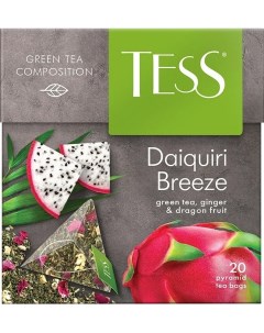 Чай зеленый Daiquiri breeze в пирамидках 20 пакетиков х 3 шт Tess