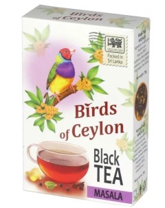 Чай черный листовой Масала стандарт FBOP Шри Ланка 75 г Птицы цейлона