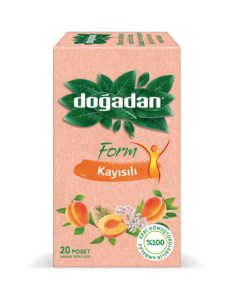 Чай турецкий с абрикосом 20 пакетиков Dogadan