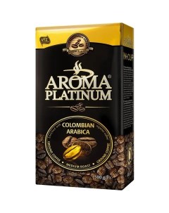 Кофе натуральны Platinum in cup молотый 500 г Aroma