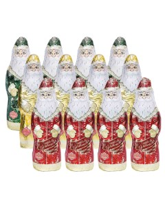 Набор Фигурок Санта Клауса из Молочного Шоколада 100 гр 12 шт Reber