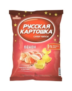 Чипсы картофельные со вкусом бекона 80 г Русская картошка