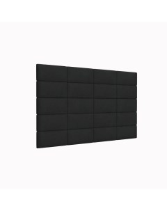 Стеновая панель Velour Black 15х30 см 4 шт Tartilla