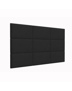 Стеновая панель Eco Leather Black 30х50 см 4 шт Tartilla