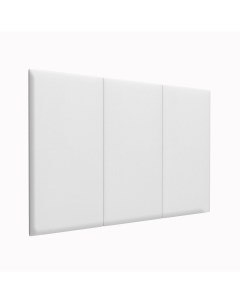 Стеновая панель Eco Leather White 50х100 см 1 шт Tartilla