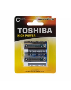 Батарейка Alkaline LR14 С 1 5 В 2 штуки в блистере Toshiba