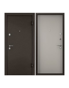 Дверь входная для квартиры металлическая Torex Terminal C 960х2050 правый коричневый Torex стальные двери
