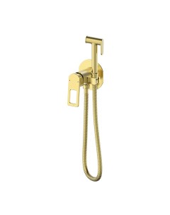 Гигиенический душ встраиваемый со смесителем Elegant PT829010BG матовое золото Panta
