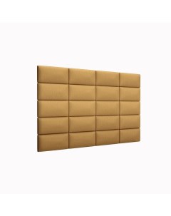 Стеновая панель Eco Leather Gold 15х30 см 4 шт Tartilla