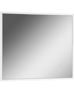 Зеркало Graffo 700х600 белый глянец с подсветкой Domino