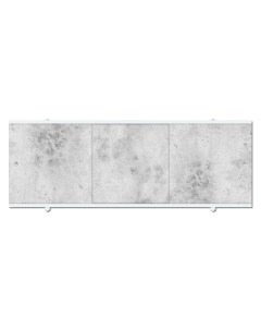 Панель фронтальная для ванны Премиум А 56х148 см серый бетон Метакам