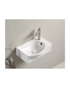 Подвесная белая раковина для ванной Чаша слева N9276L прямоугольная Gid