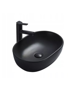 Накладная черная матовая раковина для ванной Bm9026b Gid