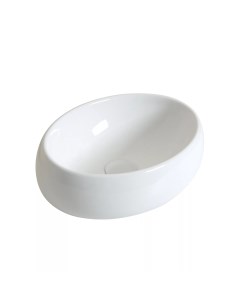 Накладная белая раковина для ванной N9030ds овальная керамическая Gid