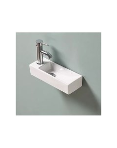 Подвесная белая раковина для ванной чаша справа N9271R прямоугольная керамическая Gid