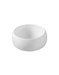 Накладная белая раковина для ванной N9140 круглая керамическая Gid