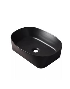 Накладная черная раковина для ванной N9028bg прямоугольная керамическая Gid
