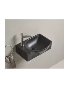 Подвесная черная матовая раковина для ванной Чаша справа Bm9276R Gid