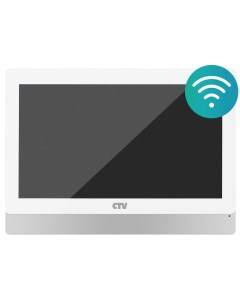Монитор видеодомофона 9 Wi Fi M5902 W белый Ctv