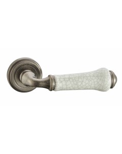 Ручка дверная V31AS ZR состаренное серебро состаренная керамика Vantage