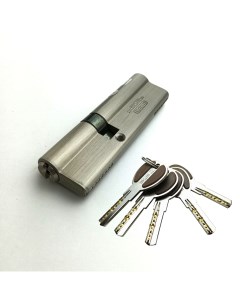 Цилиндровый механизм Личинка замка MSM 100 мм 60 40 ключ ключ матовый никель Msm locks