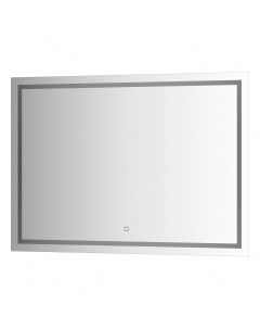 Зеркало для ванной комнаты настенное с подсветкой 100 х 70 см Evoform