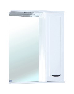 Зеркало со шкафом Классик 50 R 4611906001013 с подсветкой Белое Bellezza