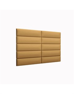 Стеновая панель Eco Leather Gold 15х60 см 2 шт Tartilla