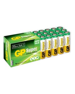 AA Батарейка Super Alkaline 15A LR6 30 шт Gp
