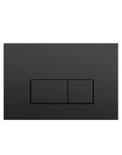 Прямоугольная черная матовая клавиша 01 02 01_bau Aquanika