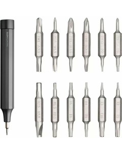 Отвертка прецизионная с 24 битами в комплекте графит QWLSD004 Hoto