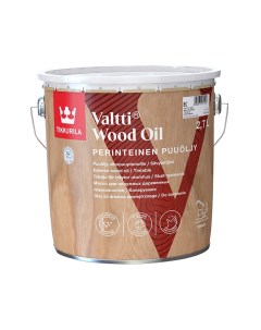Масло Valtti Plus Wood Oil для наружных деревянных поверхностей основа EC 2 7 л Tikkurila
