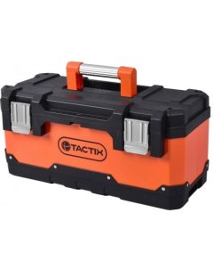 Ящик для инструмента 20 пластик с металлом оранжевый 50 0x23 3x23 2 см 321121 Tactix